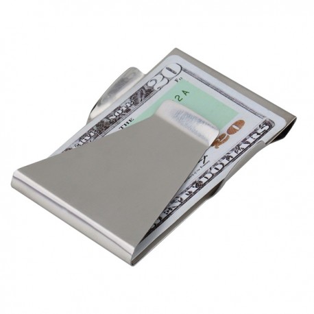 Porta carte di credito e banconote universale Money clip in acciaio