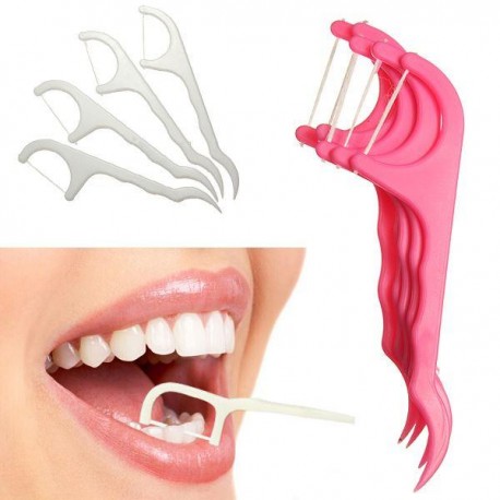 DDG EDMMS Stuzzicadenti monouso in stuzzicadenti in plastica Stuzzicadenti densi spazzolini interdentali dentali Utensile per la Pulizia dei Denti per la Cura della Bocca Raccoglitore di Denti Fa 