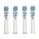 4 TESTINE DUAL CLEAN COMPATIBILI ORAL B SPAZZOLINO ELETTRICO TESTINA COMPATIBILE