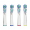 4 TESTINE DUAL CLEAN COMPATIBILI ORAL B SPAZZOLINO ELETTRICO TESTINA COMPATIBILE