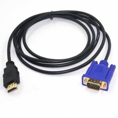 Cavo Convertitore Adattatore Da HDMI a VGA 1MT HD Nuovo