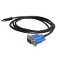 Cavo Convertitore Adattatore Da HDMI a VGA 1MT HD Nuovo