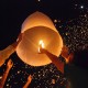 SKY LANTERN LANTERNE CINESE CINESI VOLANTE MONGOLFIERA 5 PZ NEW