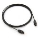 CAVO AUDIO OTTICO DIGITALE 1 metro TOSLINK 1 mt Optical Cable in FIBRA OTTICA