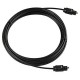 CAVO AUDIO OTTICO DIGITALE 1 metro TOSLINK 1 mt Optical Cable in FIBRA OTTICA