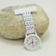 Orologio Nurse a Spilla Quarzo Numeri Arabi con Custodia in acciaio Colori