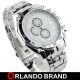 OROLOGIO ORLANDO BRAND UOMO CINTURINO ACCIAIO INOSSIDABILE POLSO