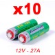 BATTERIE PILE MONO USO 27A 12V PER ANTI FURTI TELECOMANDI 10 pezzi