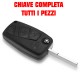 CHIAVE FIAT 3 TASTI GRANDE PUNTO BRAVO PANDA IDEA DUCATO STILO GUSCIO COVER