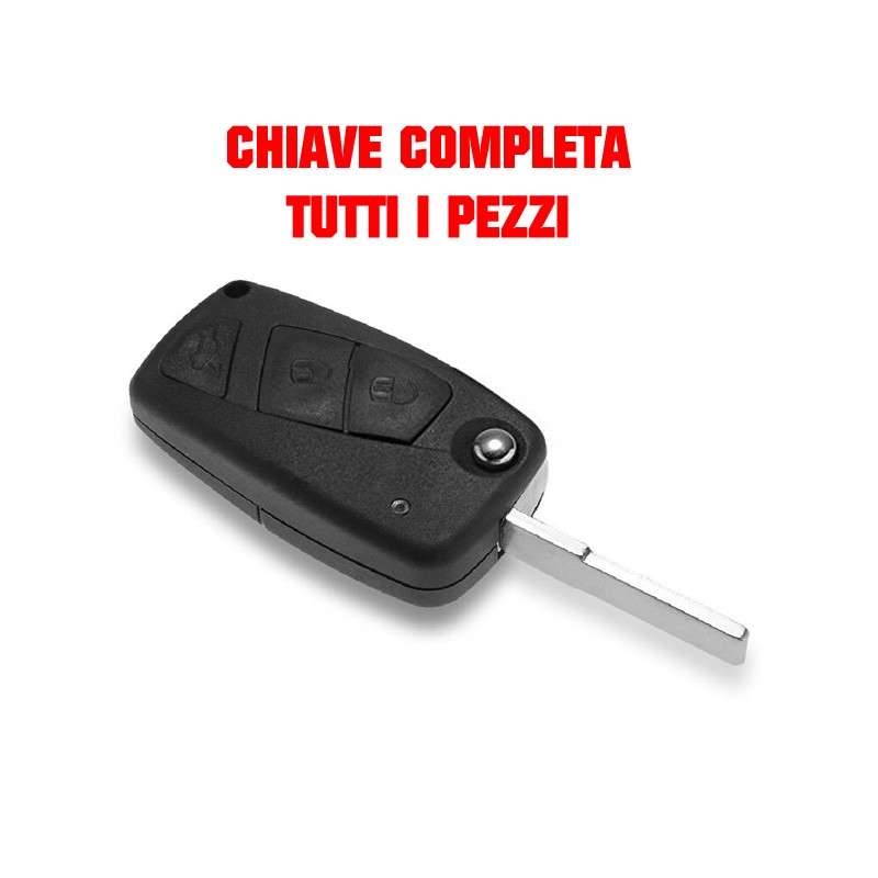 CHIAVE FIAT 3 TASTI GRANDE PUNTO BRAVO PANDA IDEA DUCATO STILO GUSCIO COVER