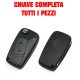 CHIAVE FIAT 3 TASTI GRANDE PUNTO BRAVO PANDA IDEA DUCATO STILO GUSCIO COVER