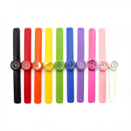 OROLOGIO Unisex Colorati Slap Orologio Da Polso Per UOMO DONNA CON QUADRANTE INTERCAMBIABILE