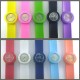 OROLOGIO Unisex Colorati Slap Orologio Da Polso Per UOMO DONNA CON QUADRANTE INTERCAMBIABILE