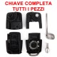 GUSCIO CHIAVE TELECOMANDO GOLF 3 TASTI POLO PASSAT VOLKSWAGEN SKODA PORTACHIAVI