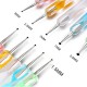 KIT 5 DOTTER NAIL BRUSH RICOSTRUZIONE MULTICOLOR GEL 6 misure