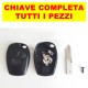 CHIAVE RENAULT DACIA COVER + LAMA + VITE + ALLOGGIO BATTERIA