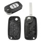TELECOMANDO 3 TASTI RENAULT COVER GUSCIO CHIAVE MODUS KANGOO TWINGO CLIO