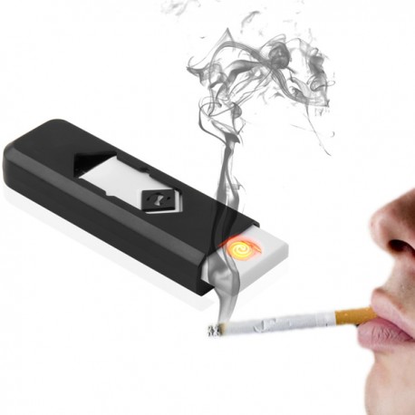 ACCENDINO USB ANTIVENTO IDEA REGALO ELETTRONICO COMPATTO LED LUCE GADGET