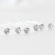 5 PEZZI FORCINE STRASS PUNTO LUCE ACCONCIATURA SPOSA CAPELLI CERIMONIA