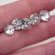 5 PEZZI FORCINE STRASS PUNTO LUCE ACCONCIATURA SPOSA CAPELLI CERIMONIA