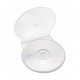 10 CUSTODIE RICHIUDIBILI IN PLASTICA CD DVD RESISTENTI SLIM RIGIDE TRASPARENTI