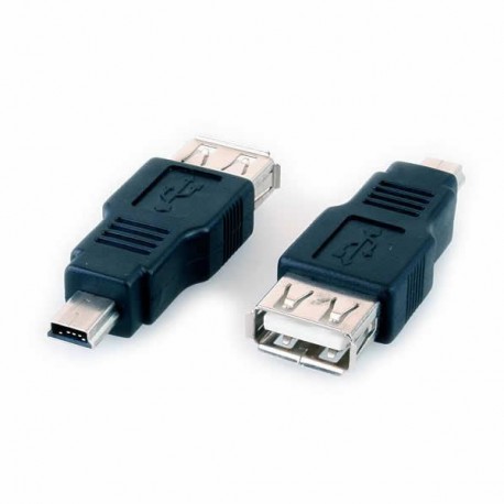 Adattatore Convertitore da USB Tipo A Femmina a Mini USB 5 pin Maschio