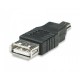 Adattatore Convertitore da USB Tipo A Femmina a Mini USB 5 pin Maschio