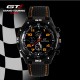 Orologio da polso da uomo analogico al quarzo in acciaio sportivo