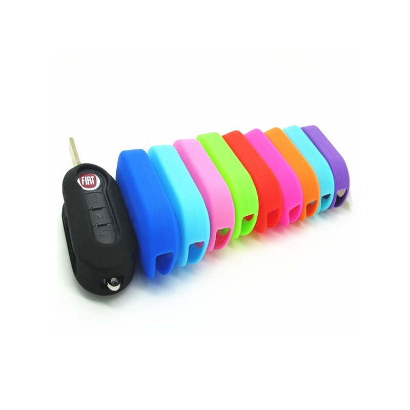 CHIAVE COVER SILICONE PER FIAT 500 L PUNTO EVO PANDA BRAVO LANCIA Y DELTA  MUSA