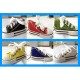 Stupendo portachiavi a forma di scarpa scarpetta Converse in cotone canvas