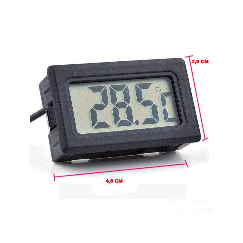Mini LCD Digitale Termometro con Sonda Esterno, Mini Digitale