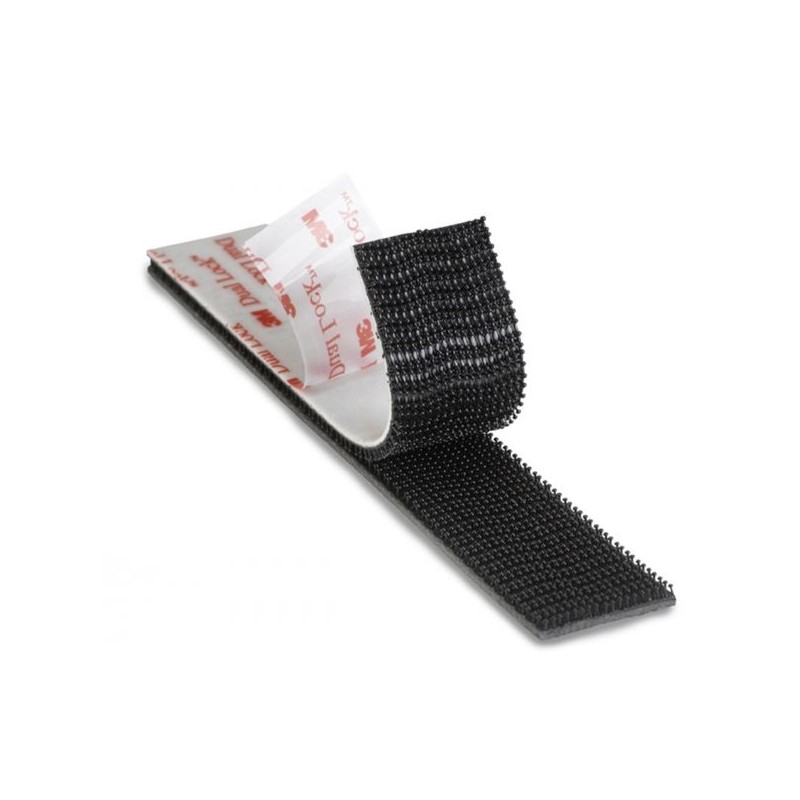 1 mt Nastro Velcro Adesivo Coppia Maschio Femmina BIANCO NERO 2 cm