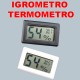 Mini Termometro Igrometro Digitale LCD Display Tester Umidita Temperatura Bianco