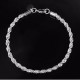 BRACCIALE TWISTER ARGENTATO 925 ALTA QUALITA PER DONNA 925 ARGENTO