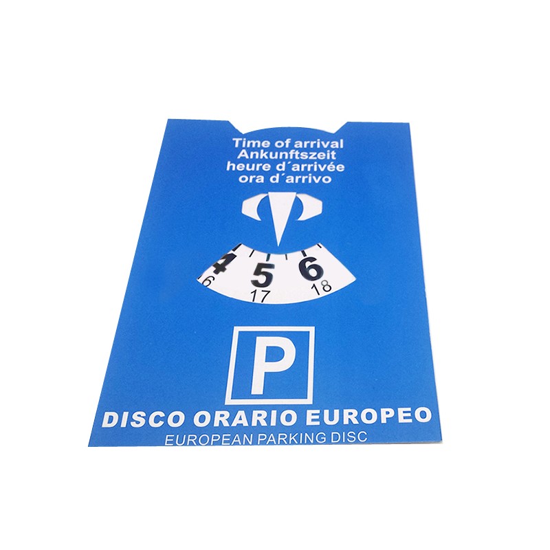 Disco orario europeo maxi auto in parcheggio blu 12x15 con quarto d'ora  bicolore - 1 : : Auto e Moto