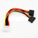 SATA MOLEX CONVERTITORE IDE SATA ADATTATORE CONNETTORE 4 PIN CAVO HARD DISK