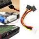 SATA MOLEX CONVERTITORE IDE SATA ADATTATORE CONNETTORE 4 PIN CAVO HARD DISK