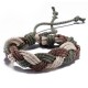 BRACCIALE UOMO DONNA UNISEX CORDA FASHION COLORI INTRECCIO LACCETTO