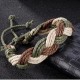 BRACCIALE UOMO DONNA UNISEX CORDA FASHION COLORI INTRECCIO LACCETTO