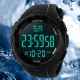 OROLOGIO UOMO SPORTIVO POLSO NERO HONHX LUCE BRAND TASTI DIGITALE