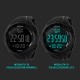 OROLOGIO UOMO SPORTIVO POLSO NERO HONHX LUCE BRAND TASTI DIGITALE