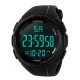 OROLOGIO UOMO SPORTIVO POLSO NERO HONHX LUCE BRAND TASTI DIGITALE