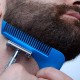 PETTINE PRECISIONE BARBA CURVO BAFFI ORDINE BASETTE BARBIERE MODA UOMO