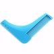 PETTINE PRECISIONE BARBA CURVO BAFFI ORDINE BASETTE BARBIERE MODA UOMO