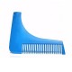 PETTINE PRECISIONE BARBA CURVO BAFFI ORDINE BASETTE BARBIERE MODA UOMO