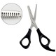 FORBICI DENTATE PROFESSIONALI BARBIERE ACCIAIO PARRUCCHIERE SFOLTISCE CAPELLI