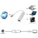 ADATTATORE RETE USB CONVERTITORE CAVO ETHERNET SCHEDA ADAPTER LAN SISTEMA LINUX