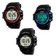 OROLOGIO DA POLSO DIGITALE SPORT CASUAL QUARZO HONHX GOMMA ACCIAIO VETRO UOMO
