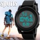 OROLOGIO DIGITALE SPORTIVO DA POLSO CASUAL QUARZO HONHX GOMMA ACCIAIO UOMO