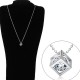 COLLANA DONNA RAGAZZA CATENINA CUBO PENDENTE PUNTO LUCE BRACCIALE REGALO sj